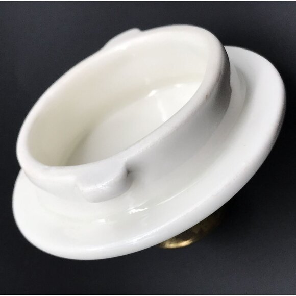 Ernest Sohn Mid Century Ribbed White Carafe Coffee Pot MCM USA Hall Collectible - Picture 7 of 10